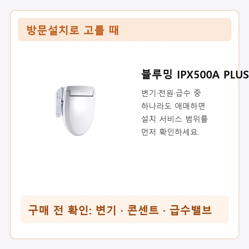 블루밍 IPX500A PLUS 보조 이미지